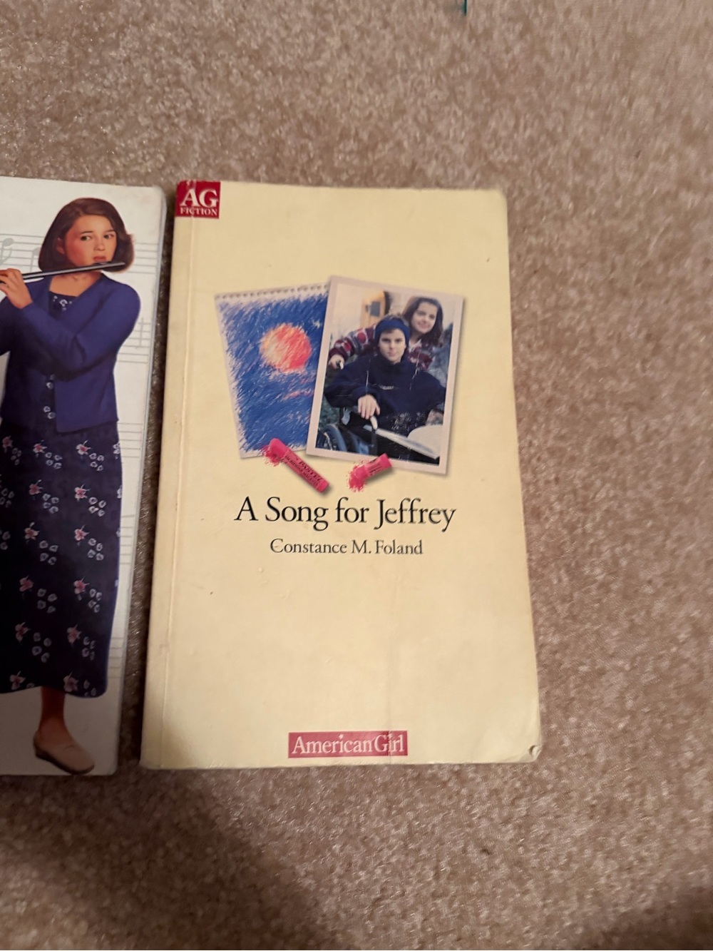 Lot of 2 American Girl Paperback Books "Going for Great" & "A Song for Jeffrey" - Picture 3 of 10